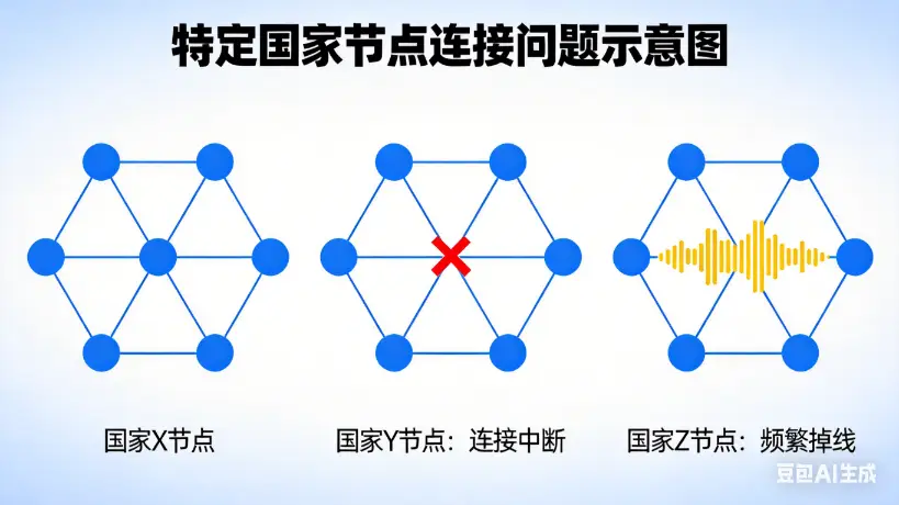 特定国家节点连不上或频繁掉线